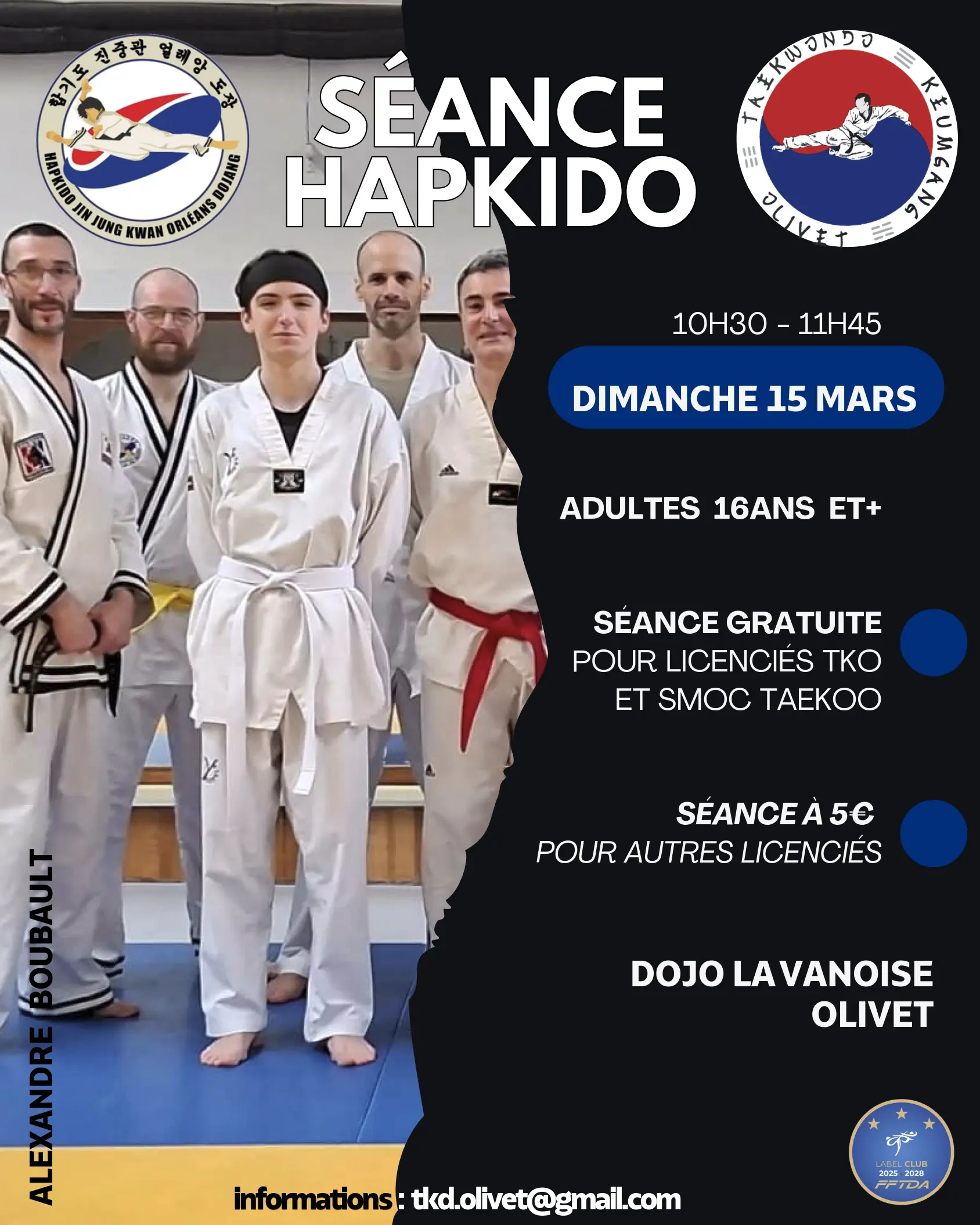 Séance Hapkido - 15 mars - Alexandre BOUBAULT